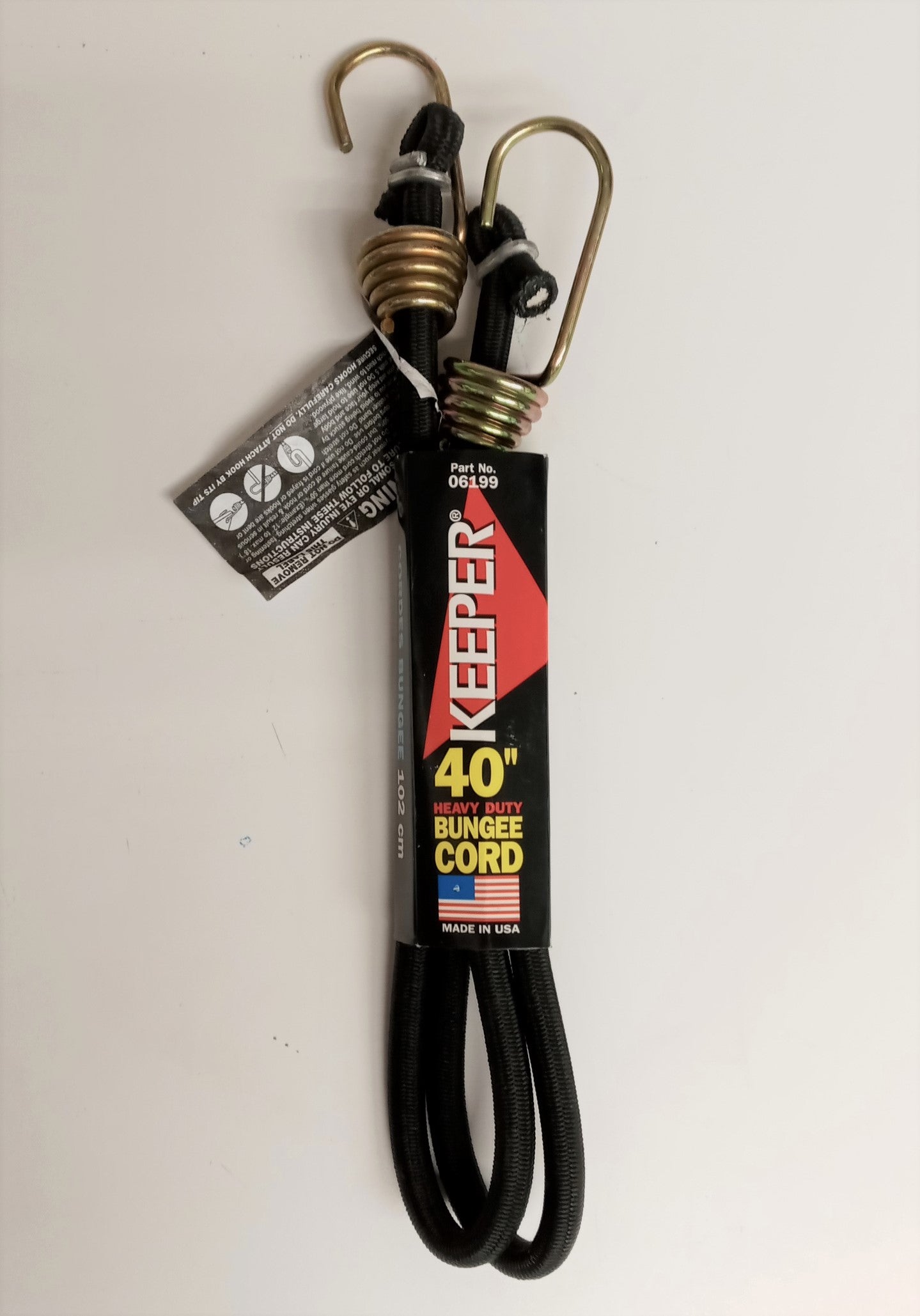 Keeper - Bungee Cord - Adjustable w/Rubber Hooks - 30