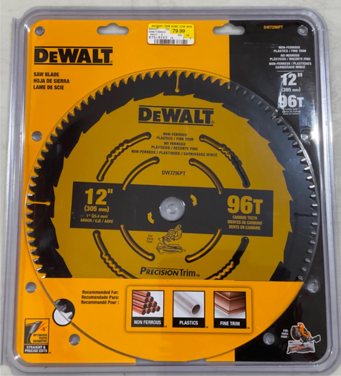 Dewalt 96t blade sale