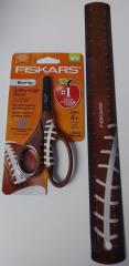 Fiskars MVP Non-stick Pointed-tip Kids Scissors (5 in.) - Basketball