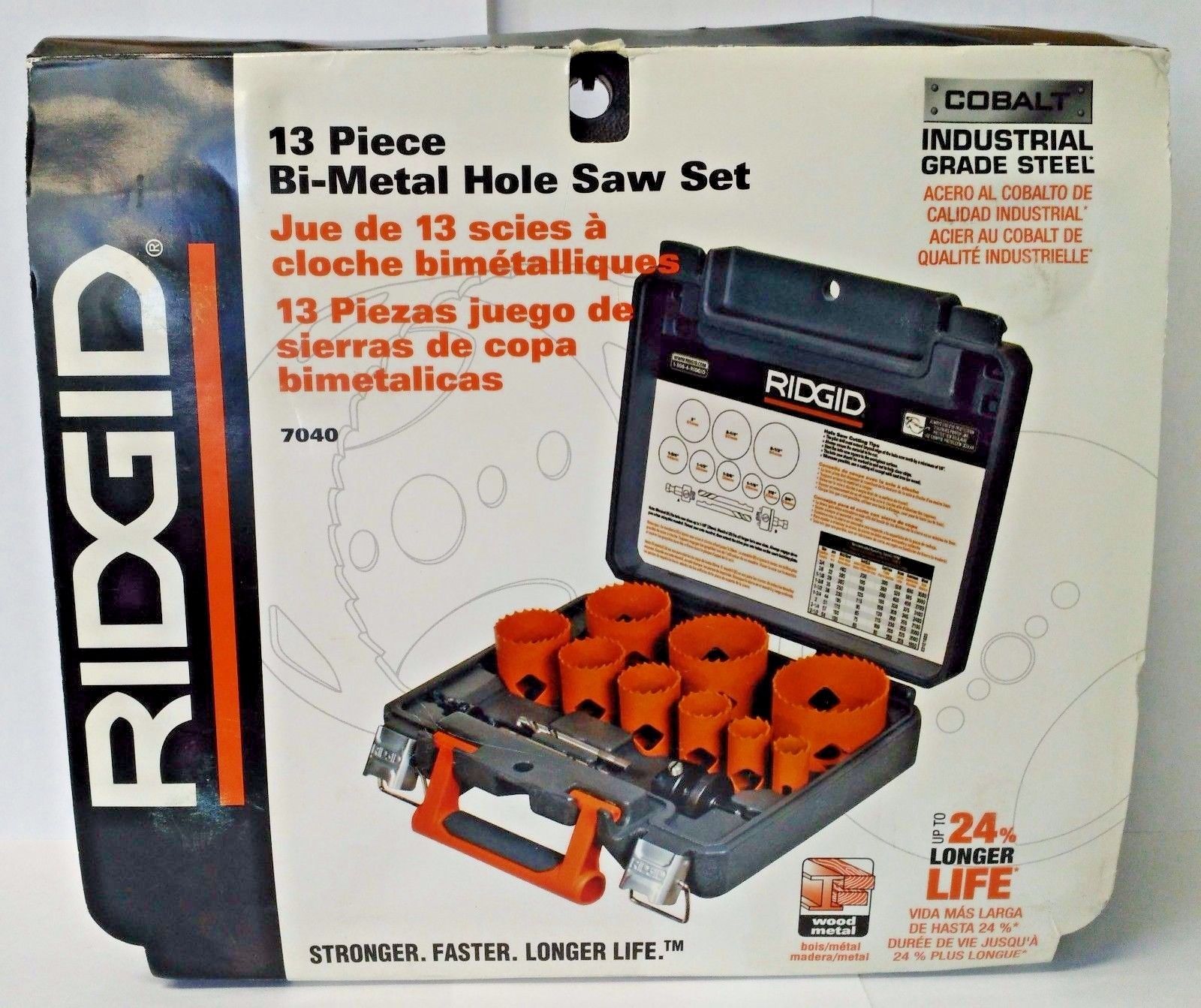 Ridgid hole saw set sale