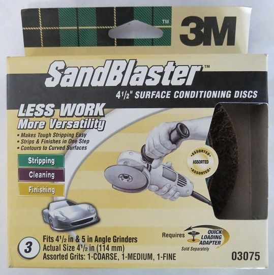 3m sandblaster deals disc