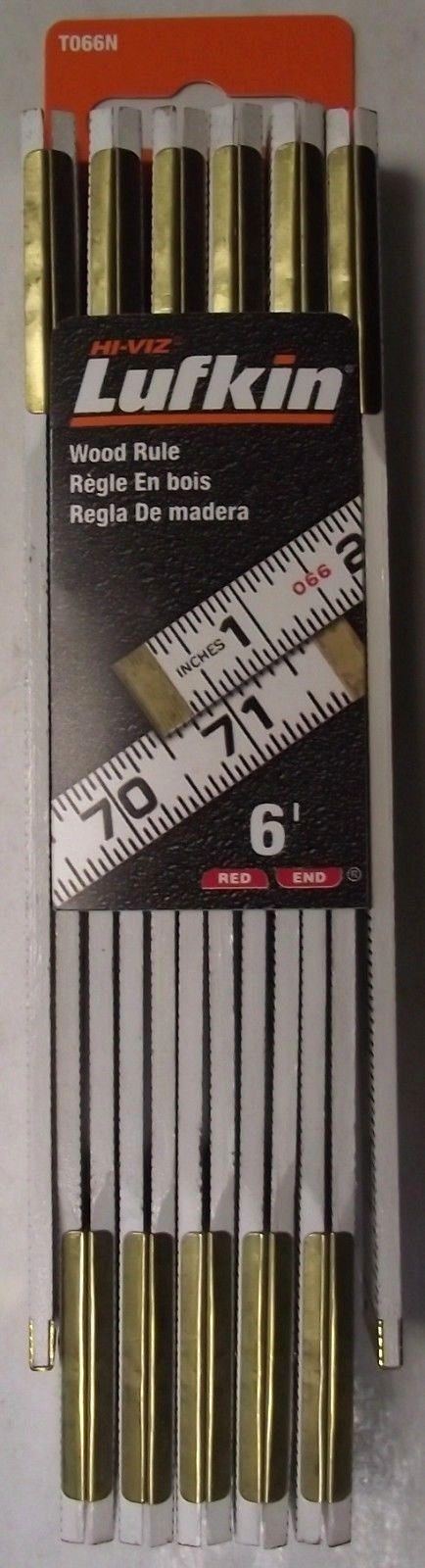 Lufkin 6-Foot Wood Folding Ruler