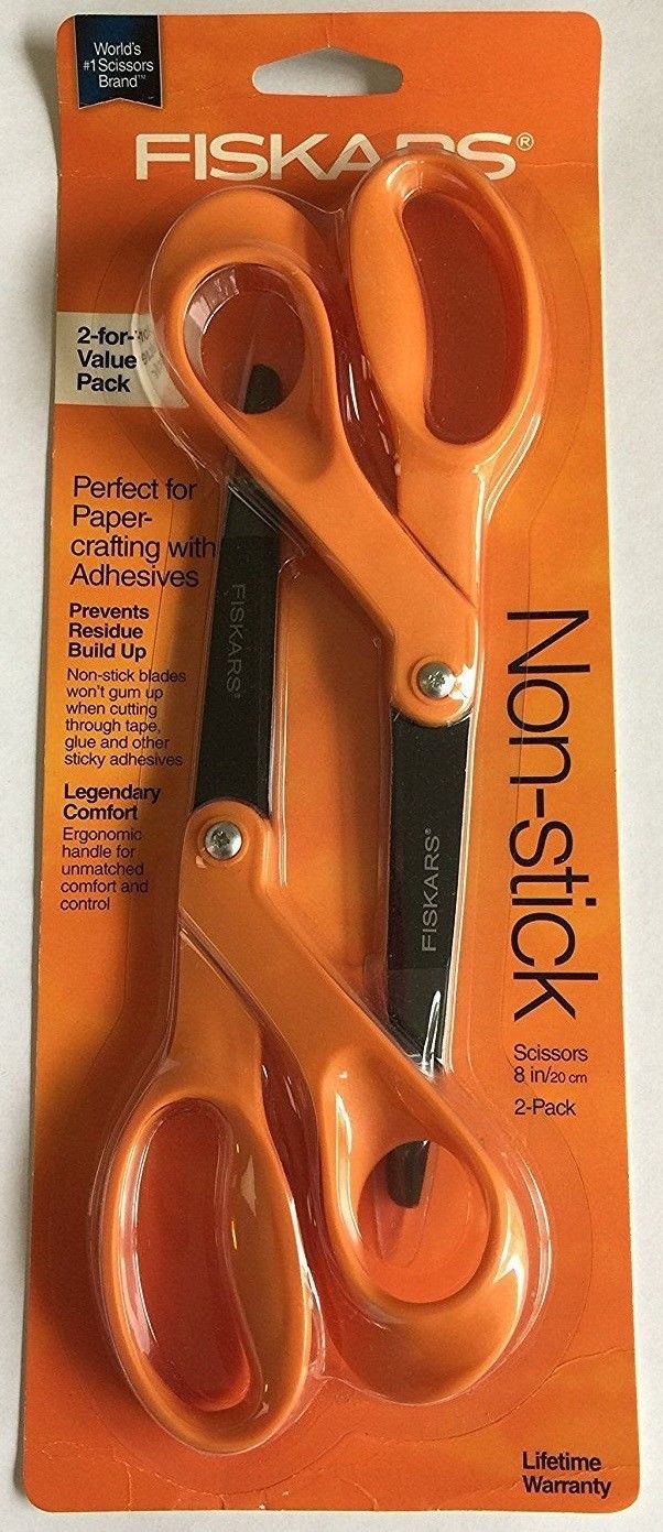 Fiskars 01-005086J 8 Recycled Scissors 2-pack 