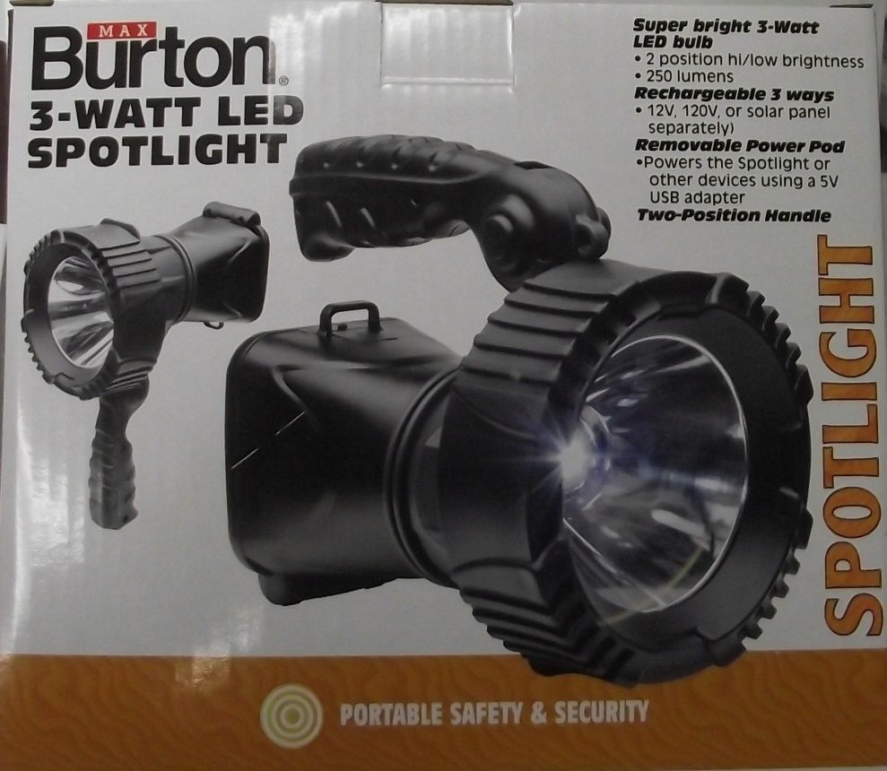 10 Watt Rechargeable Led Spotlight