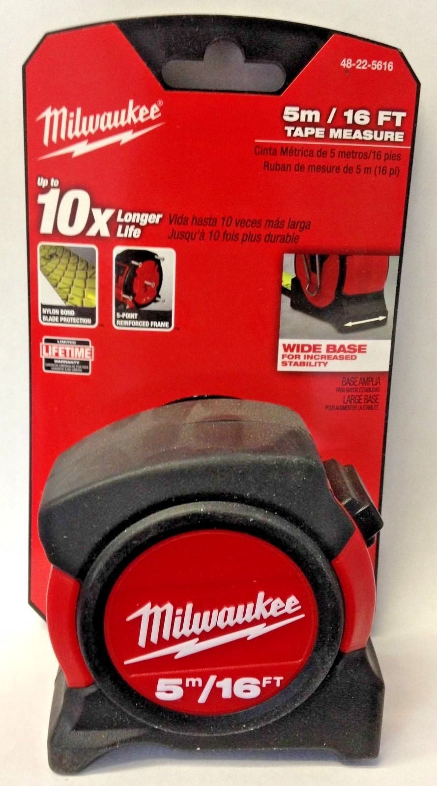 Milwaukee Fiberglass Open Reel Long Tape Measure-See Various