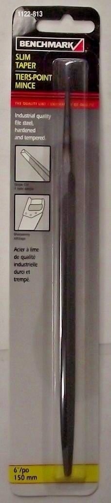 Benchmark 14228N 1122-813 6 Triangular Slim Taper File Without Handle