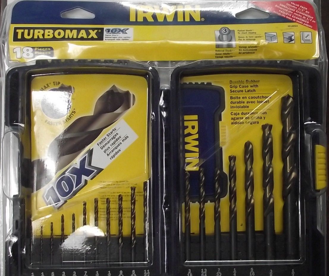 Irwin turbomax drill bits hot sale