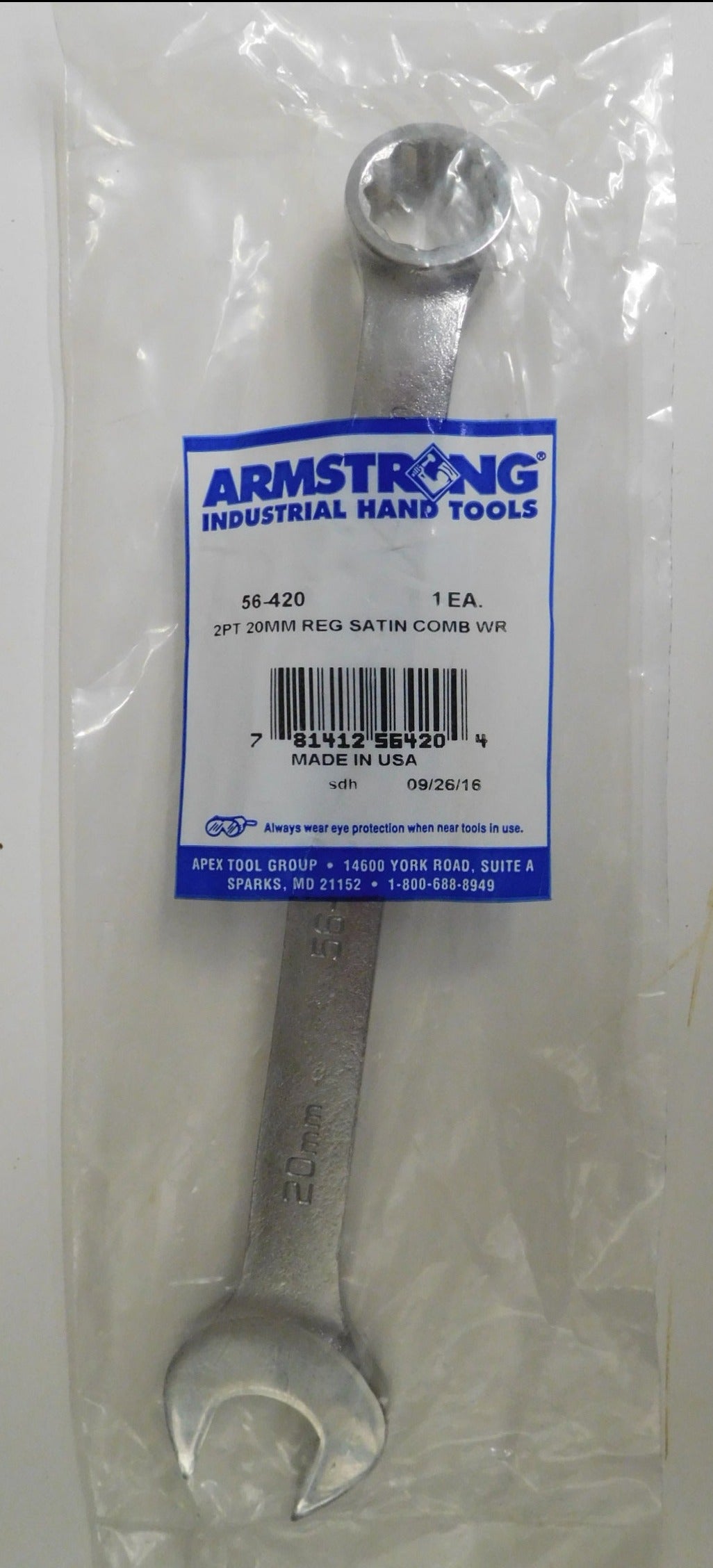 Armstrong 56-420 20mm Combo Wrench 12pt. 11