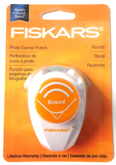 Fiskars Corner Lever Punch Round Small