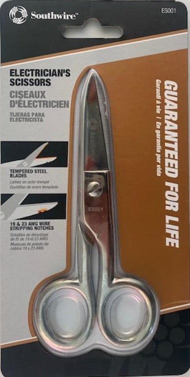 Klein Tools Electrical Scissors with Stripping Notches and