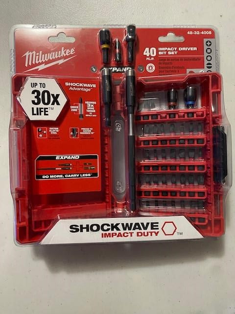 SHOCKWAVE 40PC Impact Drill and Drive Set