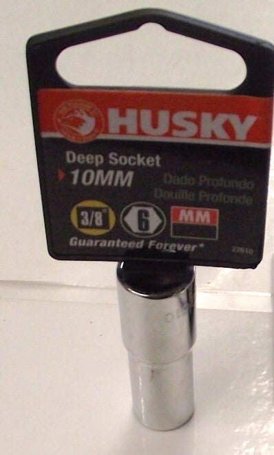 HUSKY 22610 3/8" Drive 10MM 6 Point Deep Sockets