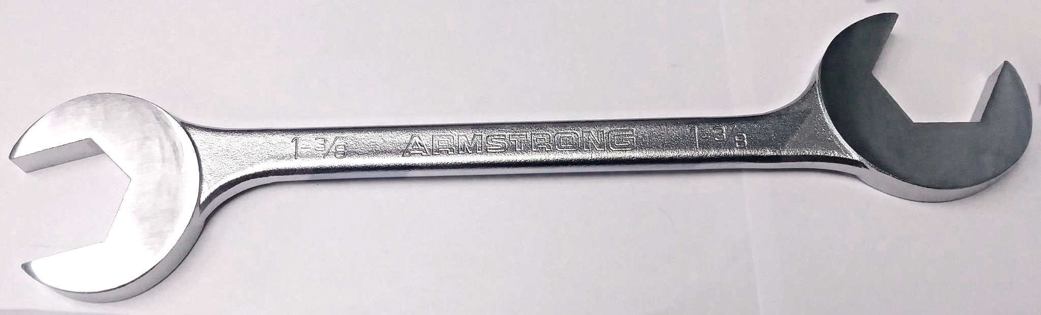 Armstrong 27-844 1-3/8" Open End Satin Chrome 15 & 60° Full Polish Angle Wrench