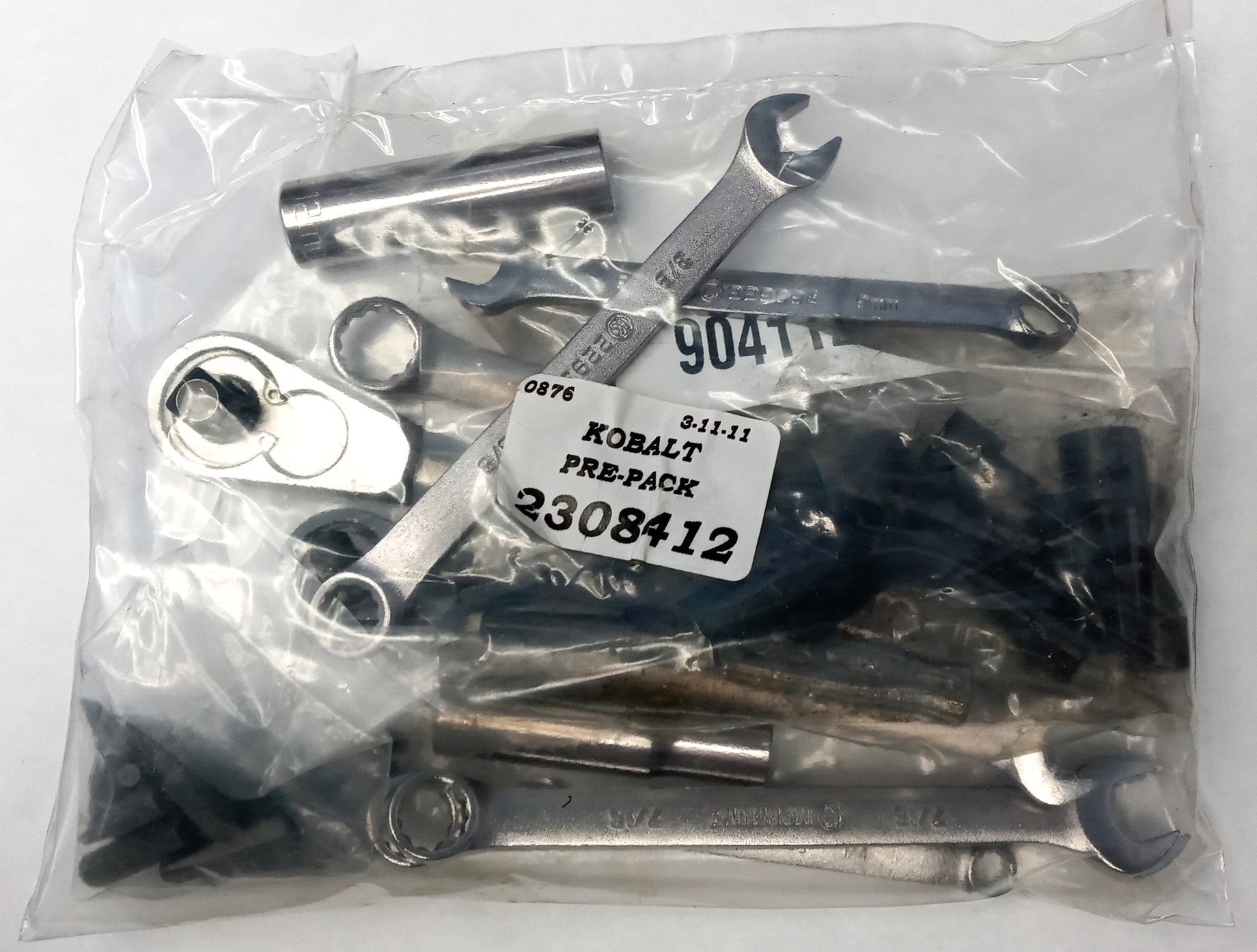 Kobalt 2308412 43pc Assorted Ratchet, Wrench, Socket, Nut Driver & Bit Set USA