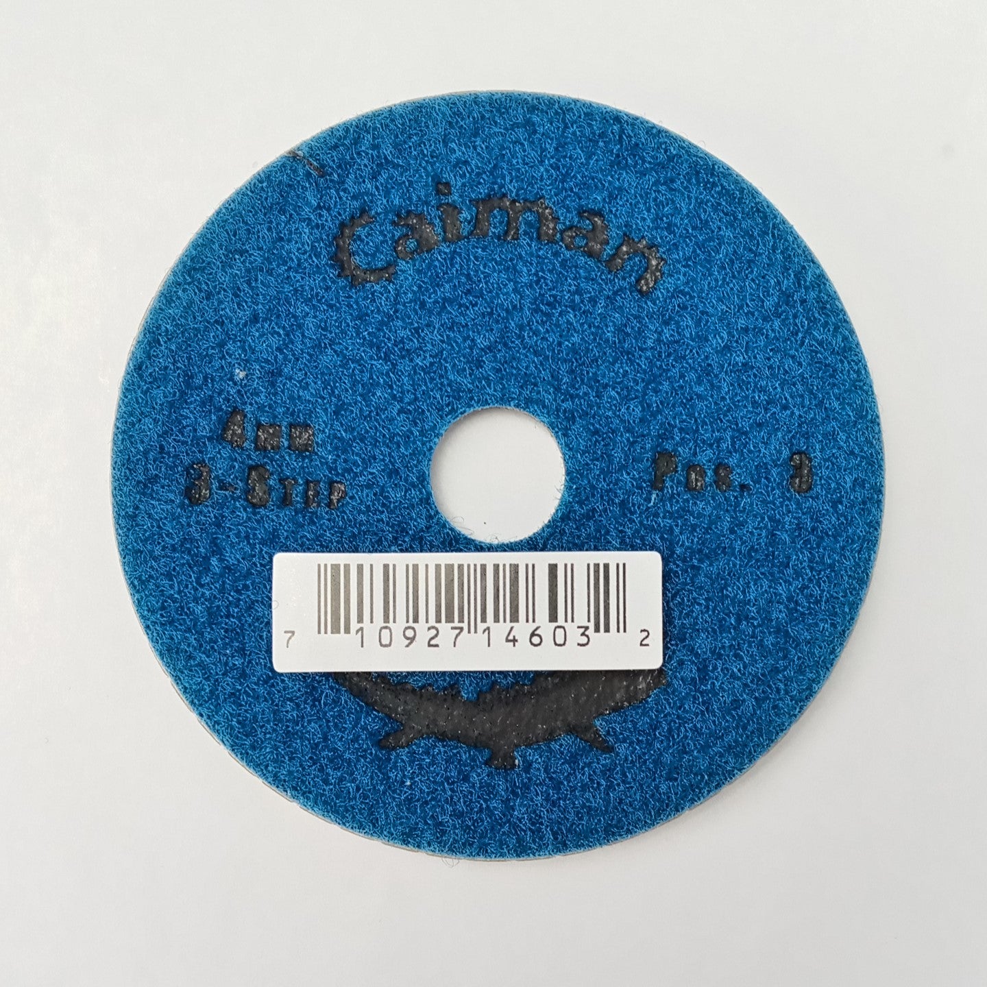 Caiman 14603 4" Wet Polishing Pad Hybrid 3-Step Blue