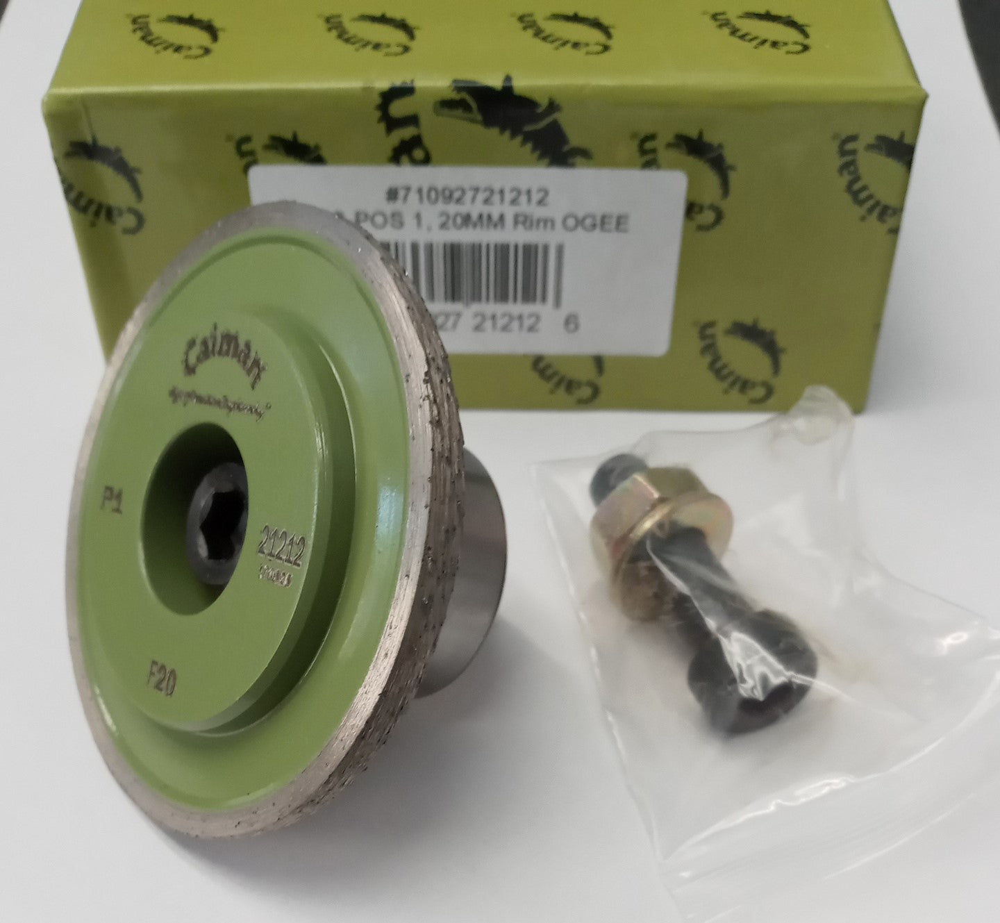 Caiman 21212 20mm Rim Ogee Diamond Profiling Wheel