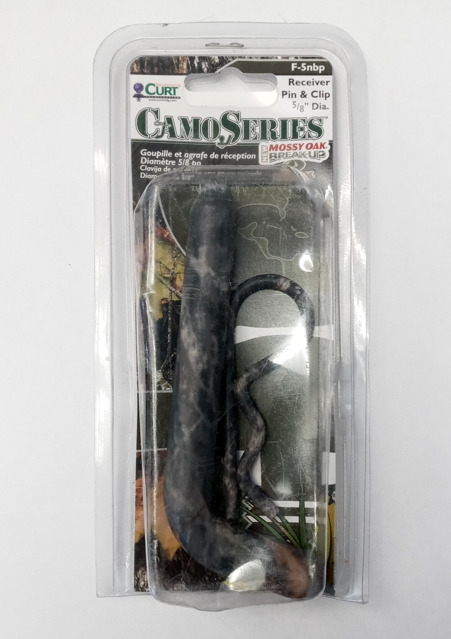 CURT F-5nbp Receiver Pin & Clip 5/8" Dia. Mossy Oak Camo