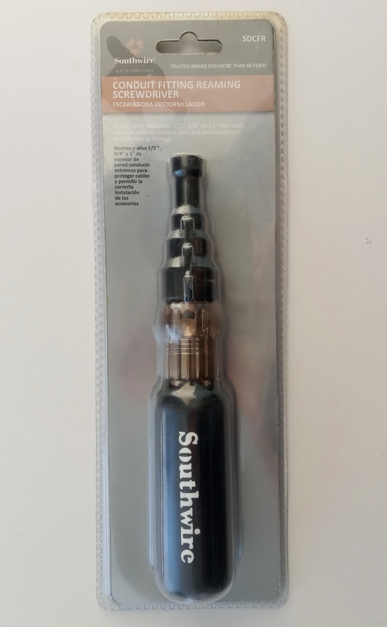 Southwire Tools SDCFR Conduit Fitting Reaming Screwdriver Heavy Duty