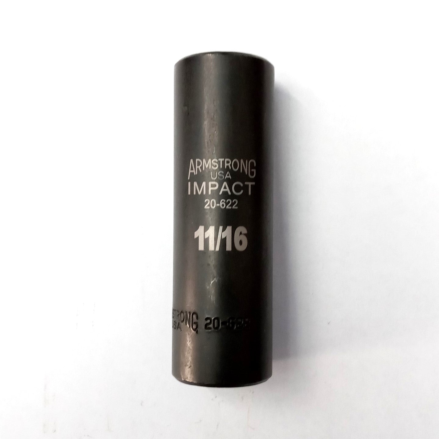 Armstrong 20-622 1/2" Drive 12 Point Deep Impact Socket 11/16" USA