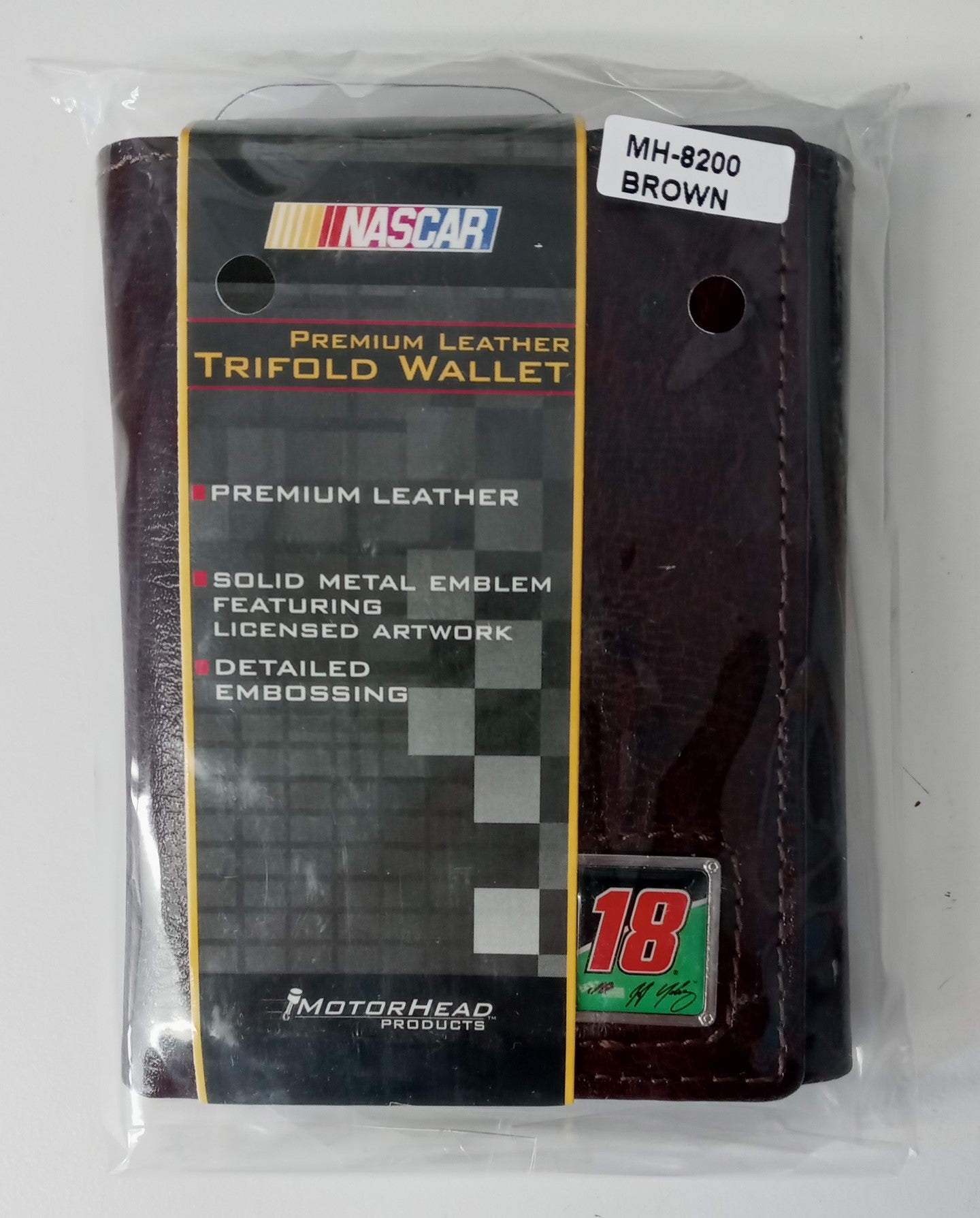 Mortorhead MH-8200 Nascar Leather Trifold Wallet