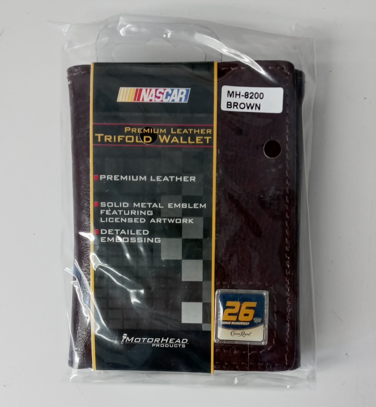 Mortorhead MH-8200 Nascar Leather Trifold Wallet