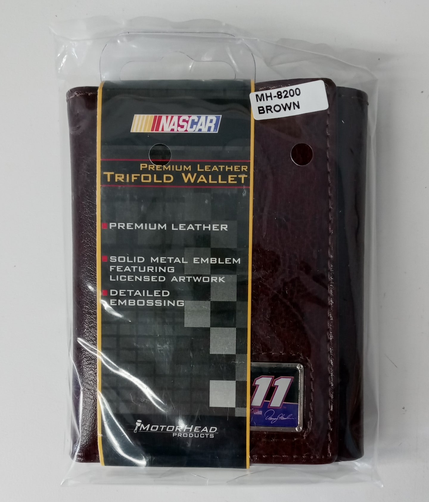 Mortorhead MH-8200 Nascar Leather Trifold Wallet