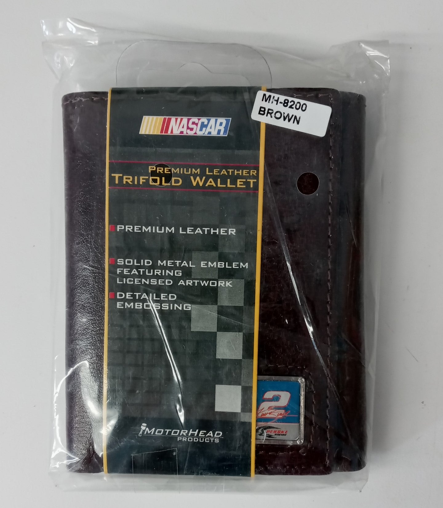 Mortorhead MH-8200 Nascar Leather Trifold Wallet