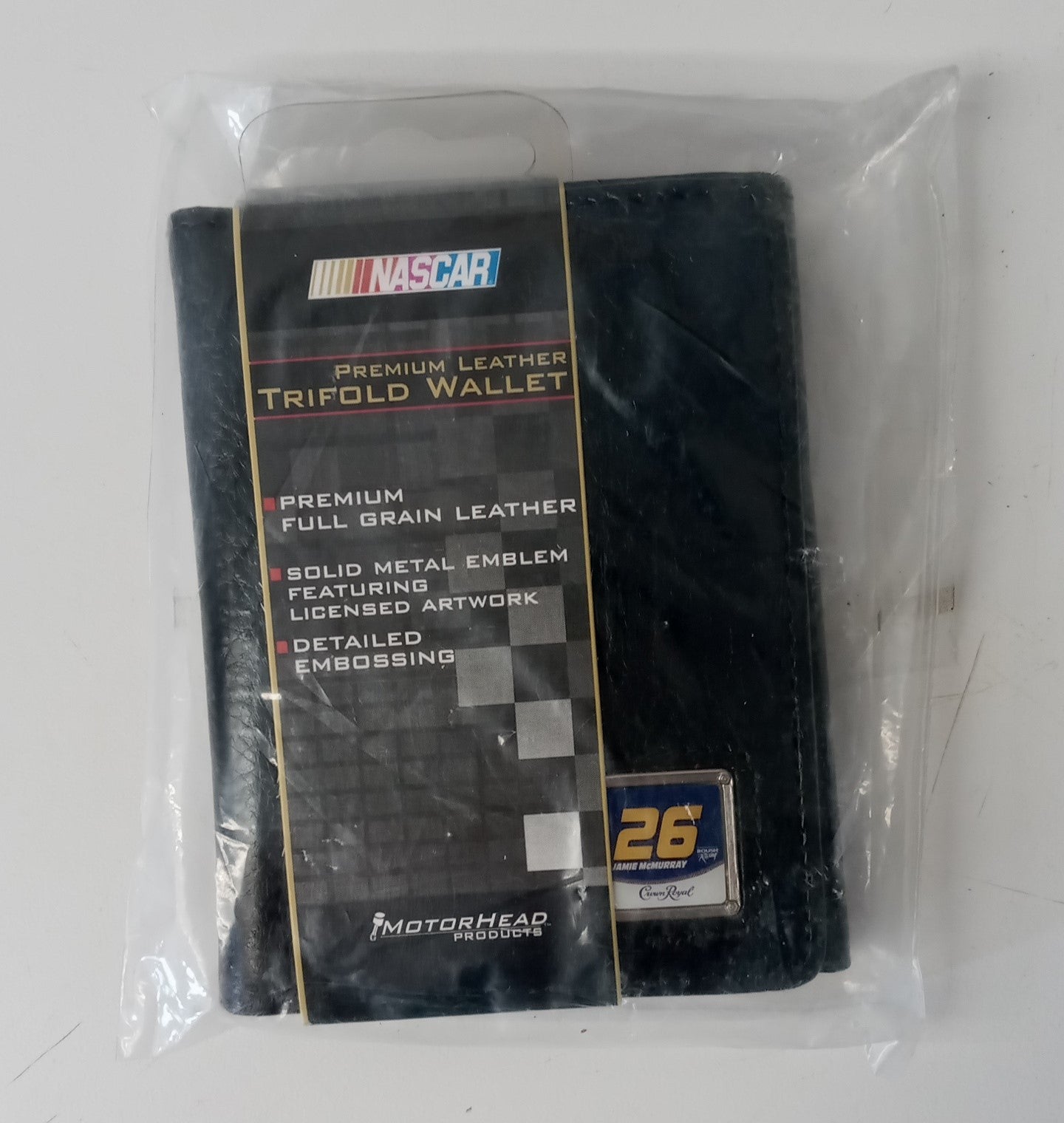 Mortorhead MH-8200 Nascar Leather Trifold Wallet