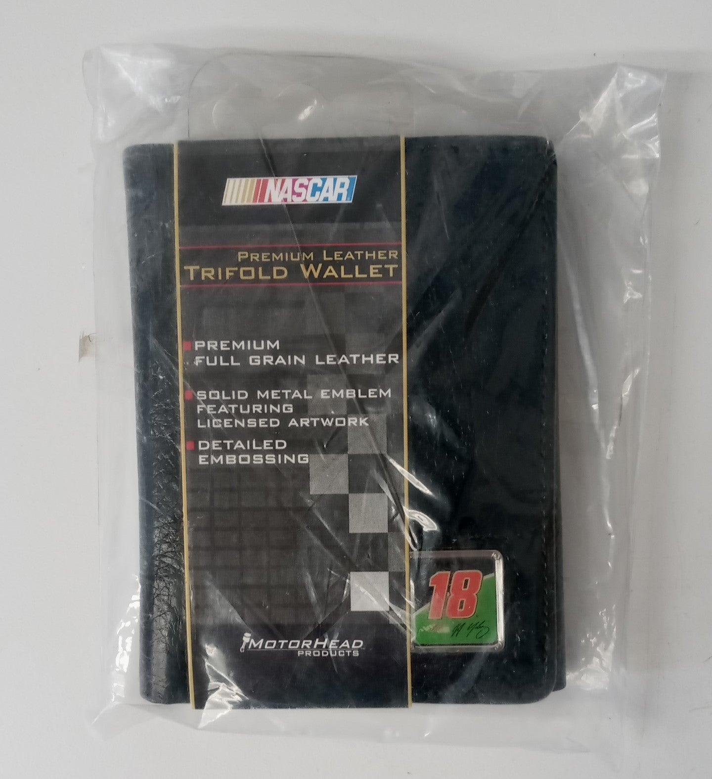 Mortorhead MH-8200 Nascar Leather Trifold Wallet