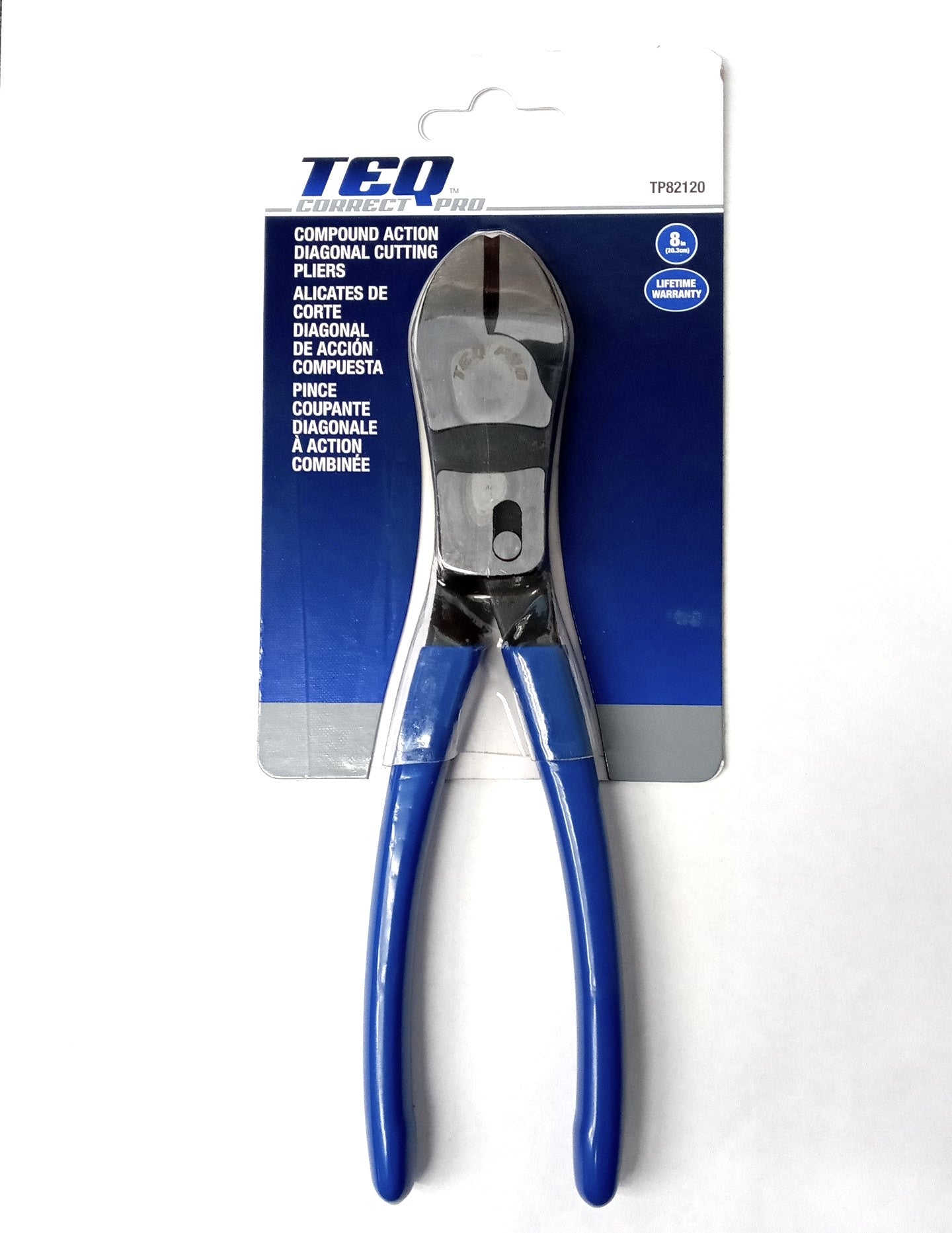 TEQ Correct TP82120 Professional 8" Compound Action Diagonal Cutting Plier