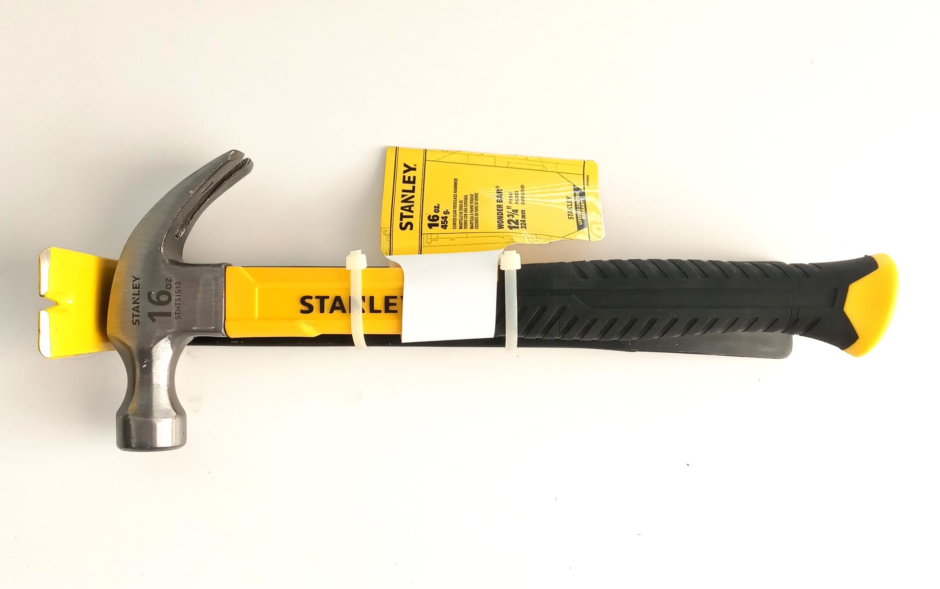 Stanley STHT54245 16oz Hammer And 12-3/4" Wonder Bar Pry Bar 55-514