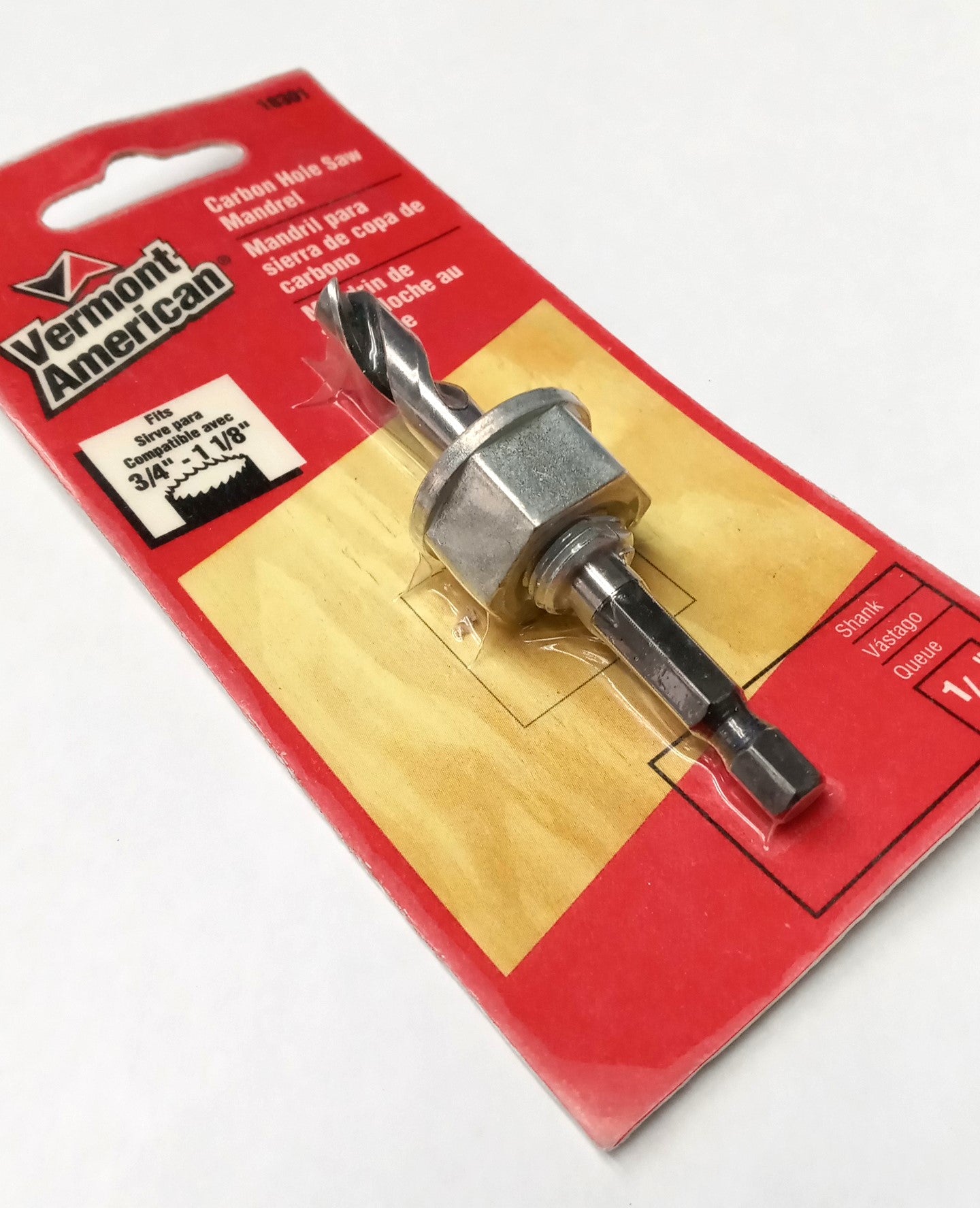 Vermont American 18301 3/4" to 1-1/8" Carbon Hole Saw Mandrel