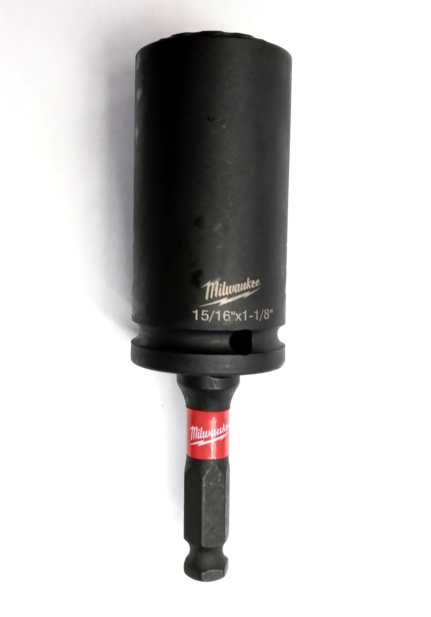 Milwaukee 49-66-5124 Shockwave Lineman's 12 Point 15/16" & 1-1/8" 2-In-1 Socket