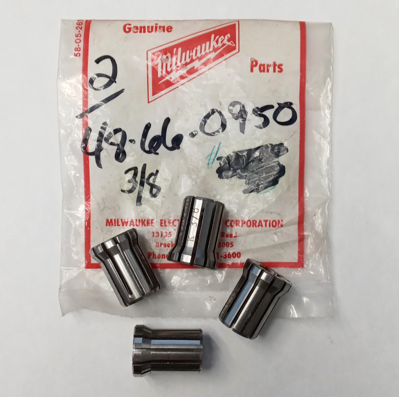 Milwaukee 48-66-0950 4pc 3/8" Collets