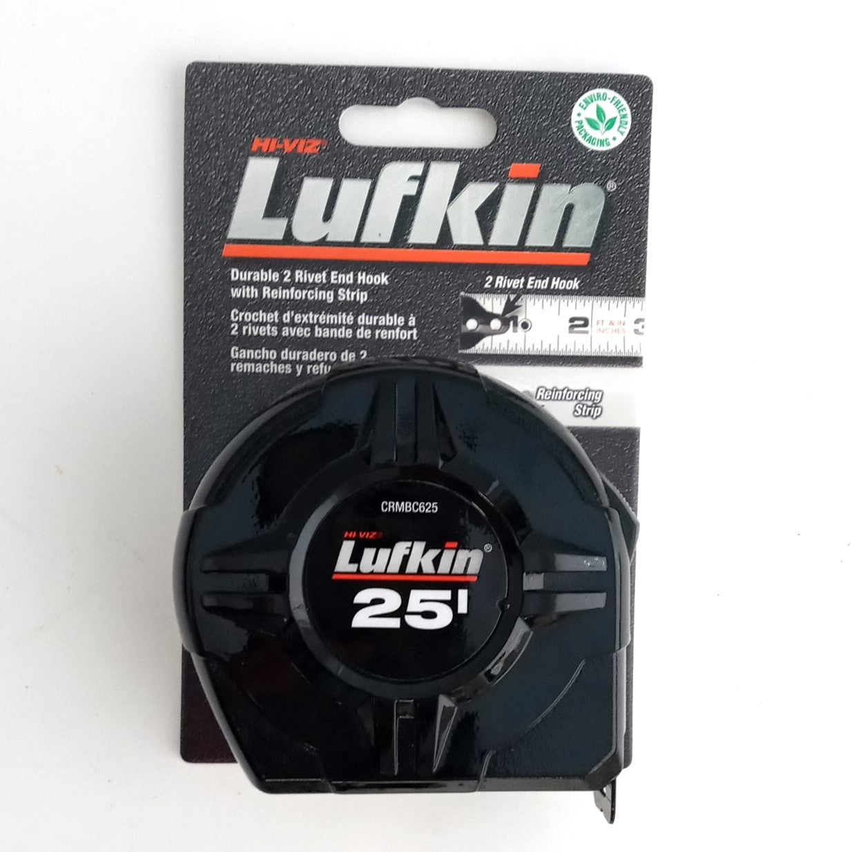 Lufkin CRMBC625 25' Power Tape Measure, Black