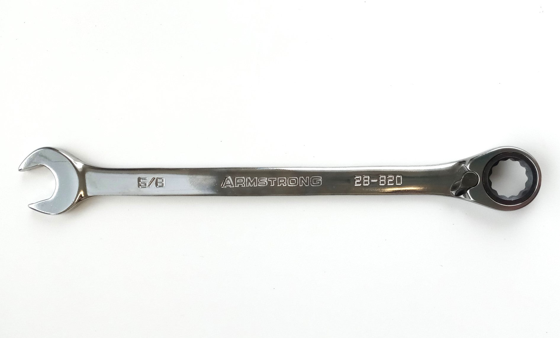 ARMSTRONG 28-820 5/8" Reversible Ratcheting Combination Wrench 12pt. USA