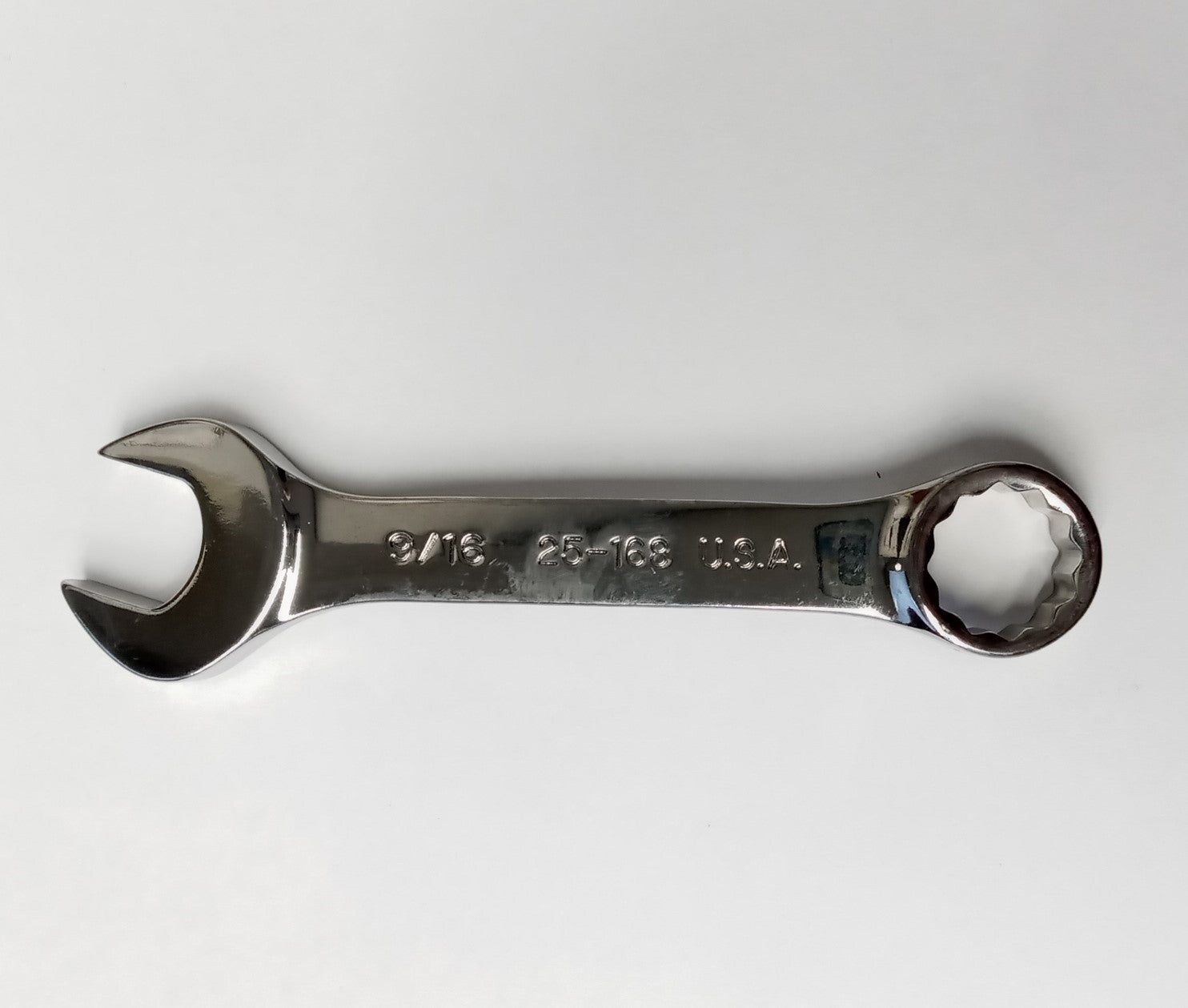 Armstrong 25-168 9/16" 12 Point Full Polish Extra Short Combination Wrench USA