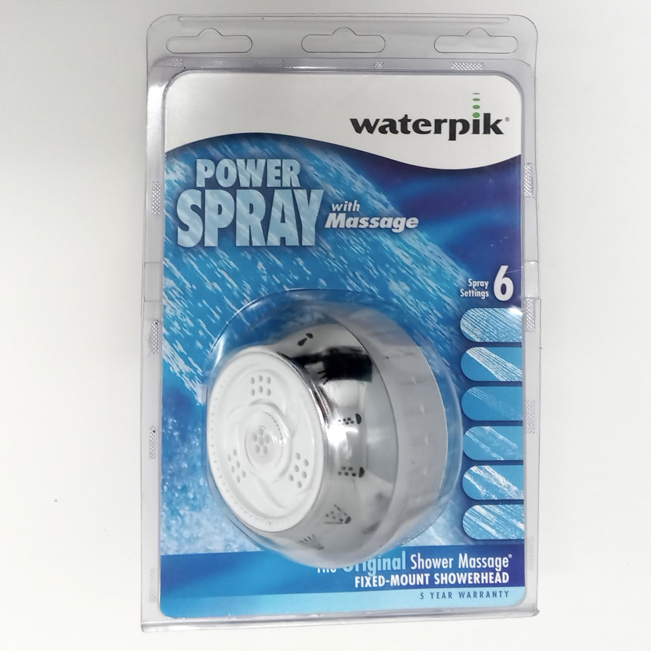 Waterpik SM620 6 Function Massage Shower Head USA