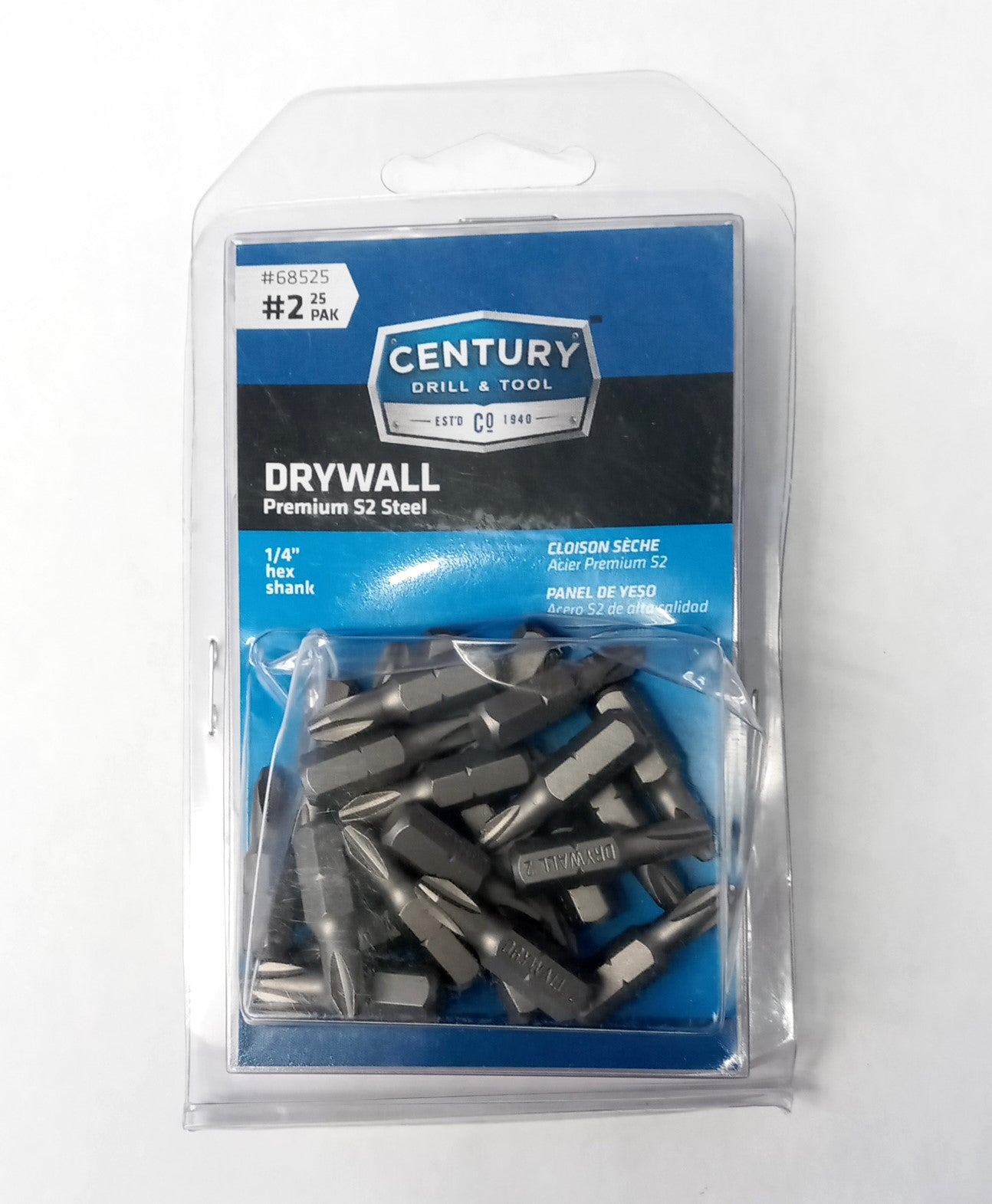 Century 68525 25pcs #2 Drywall Insert Bits