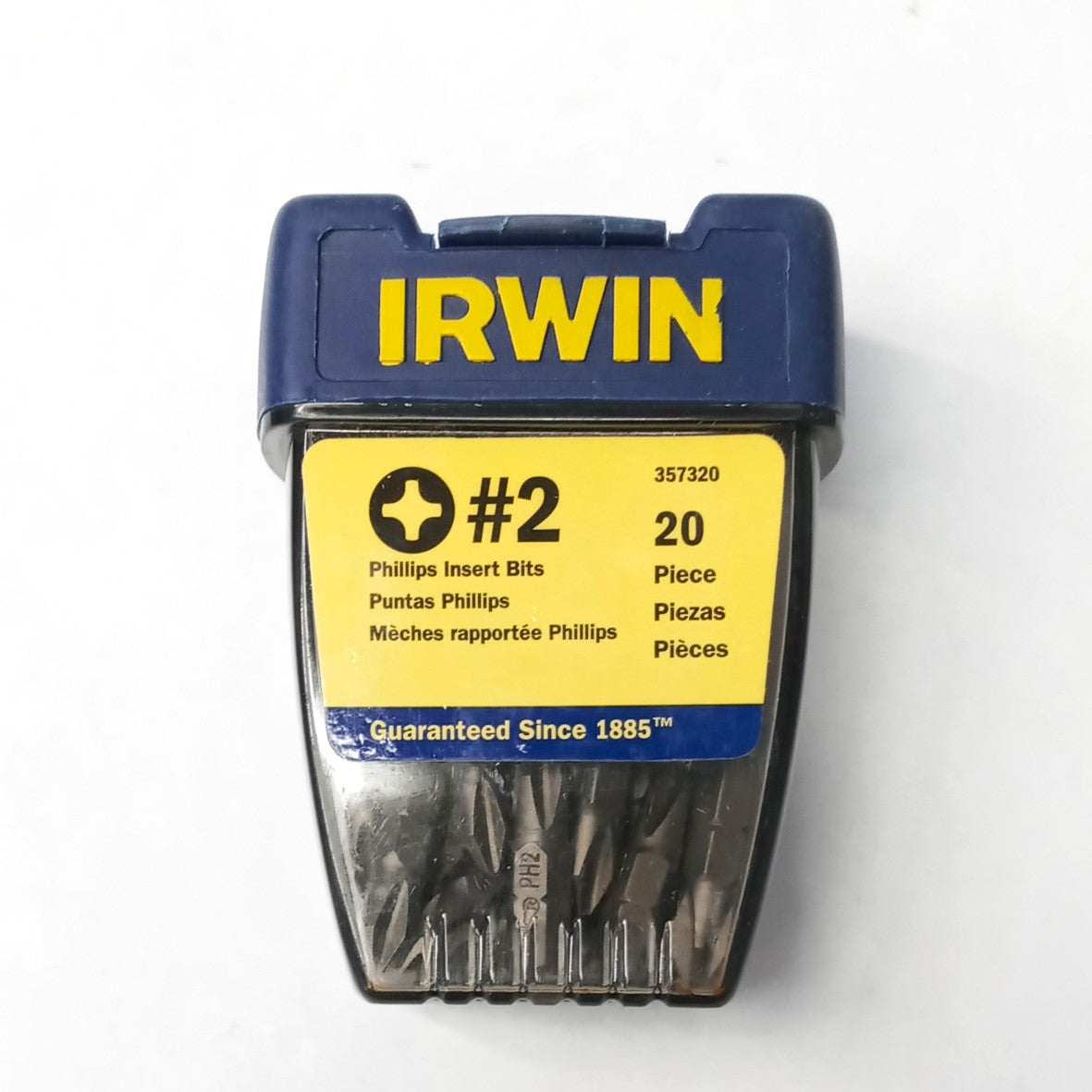 Irwin 357320 20pcs #2 Phillips Insert Bits