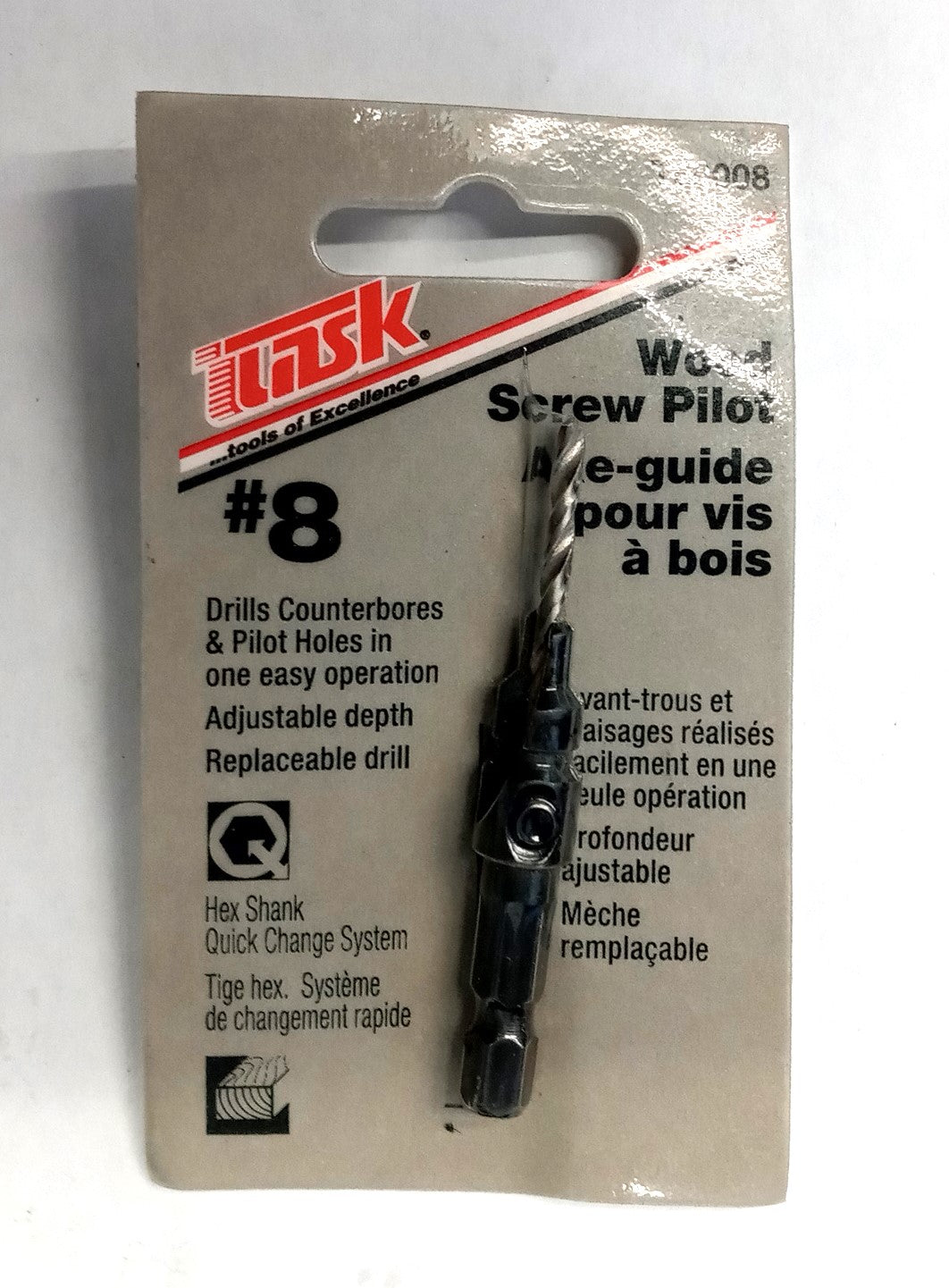 Task T69008 #8 Wood Screw Pilot