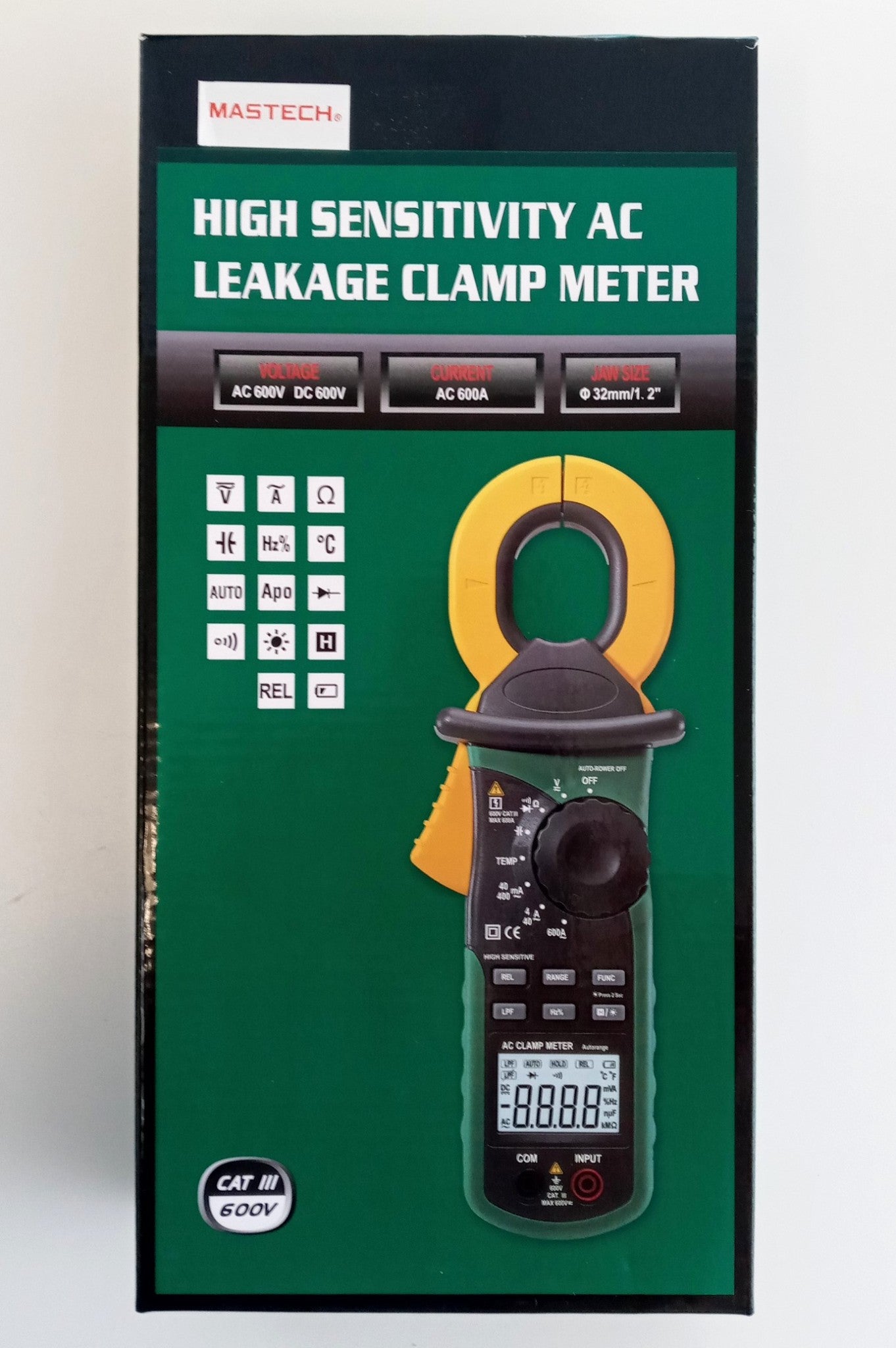 Mastech MS2010B High Sensitivity AC Leakage Clamp Meter