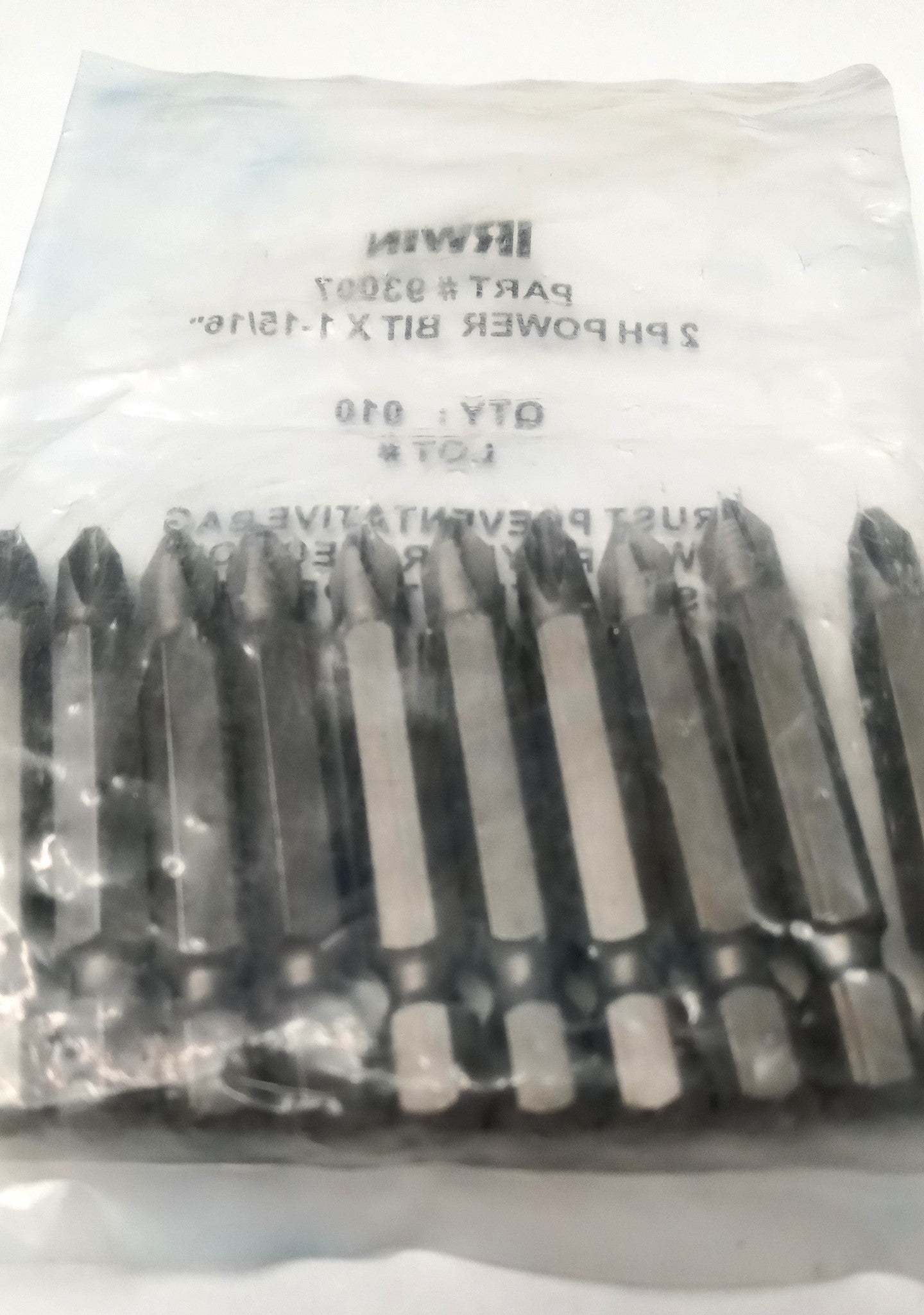 Irwin 93007 10pcs #2 Phillips Power Bit x 1-15/16"