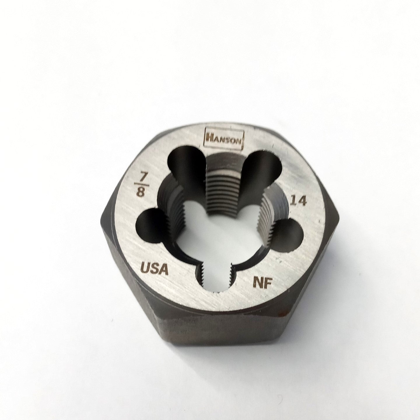 Hanson 7/8-14 NF Hex Die USA