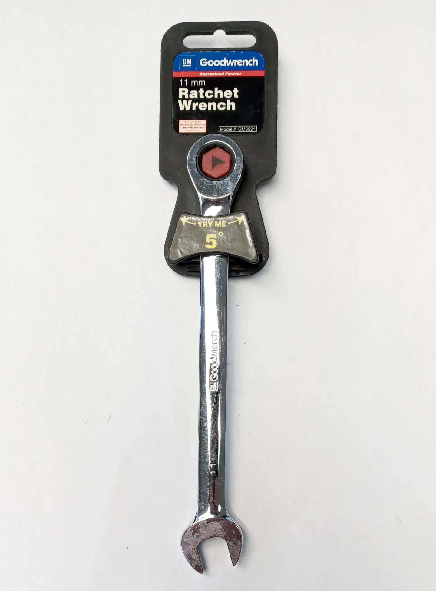 GoodWrench GM6521 11mm Ratcheting Combination Wrench