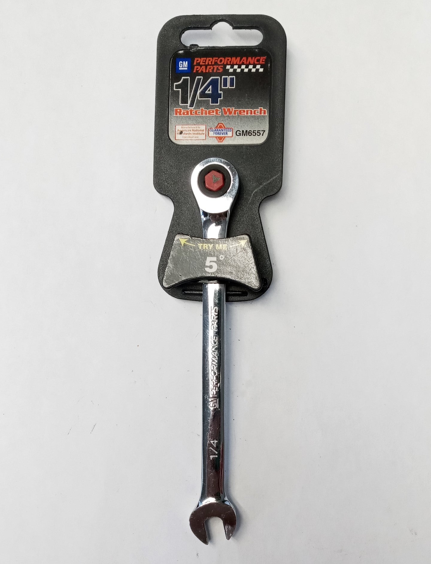 GoodWrench GM6557 1/4" Ratcheting Combination Wrench