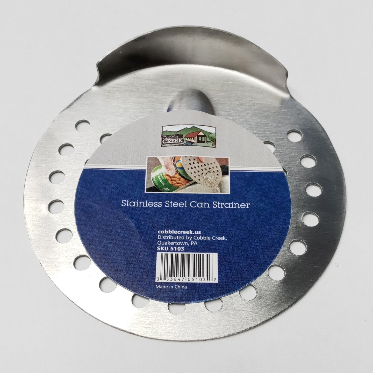 Cobble Creek 5103 Universal Stainless Steel Can Strainer