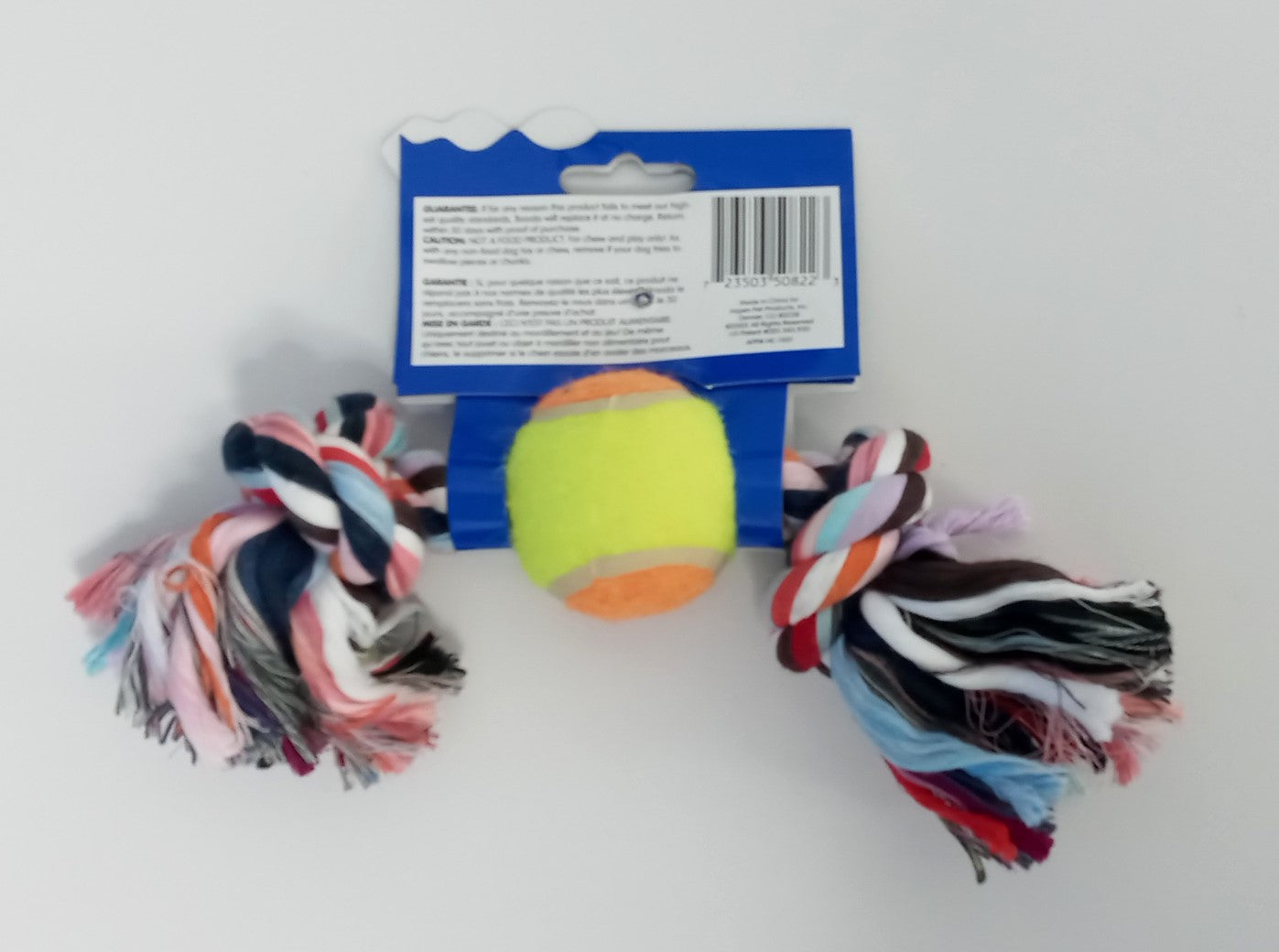 Booda 50822 Dog Chew & Play Tennis Ball And Bone For Dogs