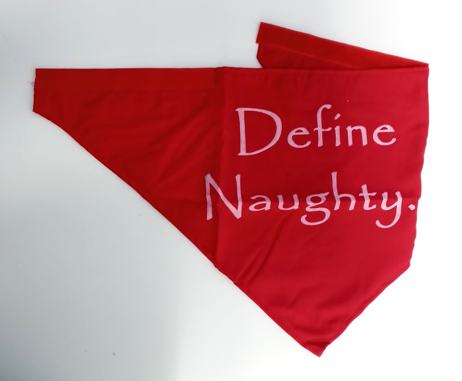 Cobble Creek 5162 Reversible Pet Bandana "Define Naughty" - "Lil Angel"