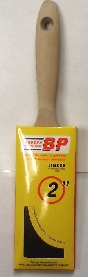 Linzer 2152-0200 2" Angle Sash Pro Quality Brush Paint Brush